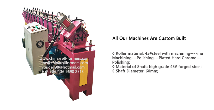 Metal Carrying Channel Roll Forming Machine